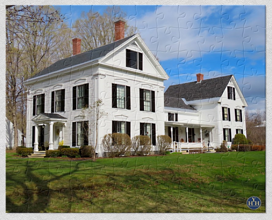 Classic Maine Greek Revival Puzzle Your Historic House