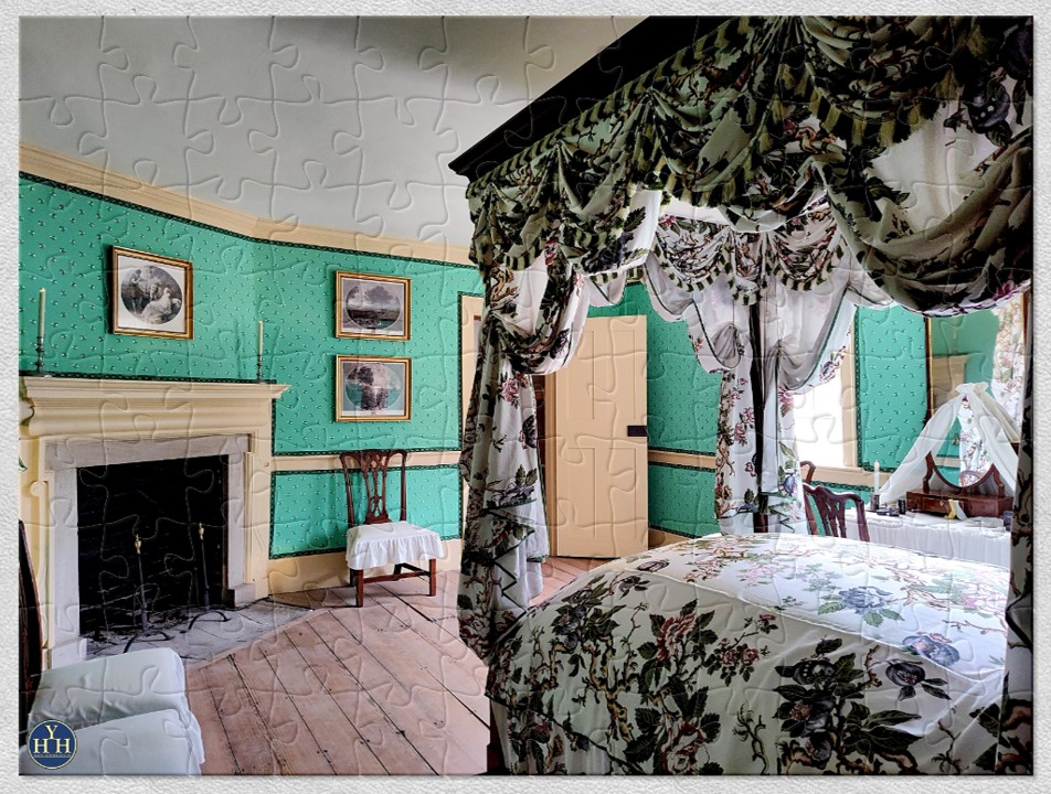 A Bedroom at Mount Vernon Puzzle - Your Historic House